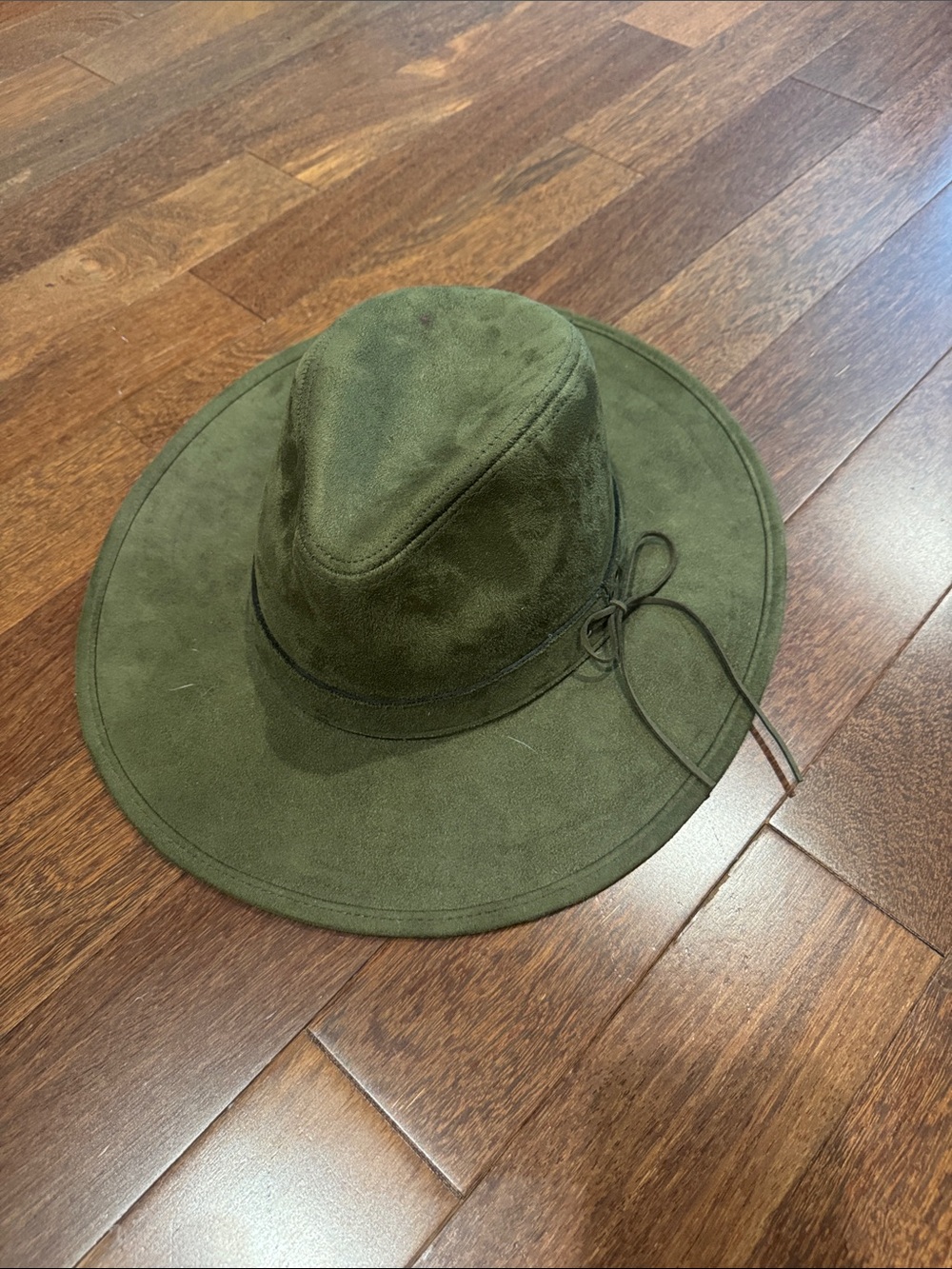 Cost Plus World Market Olive Wide Brim Hat
